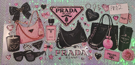 Prada Logo Pink & Black