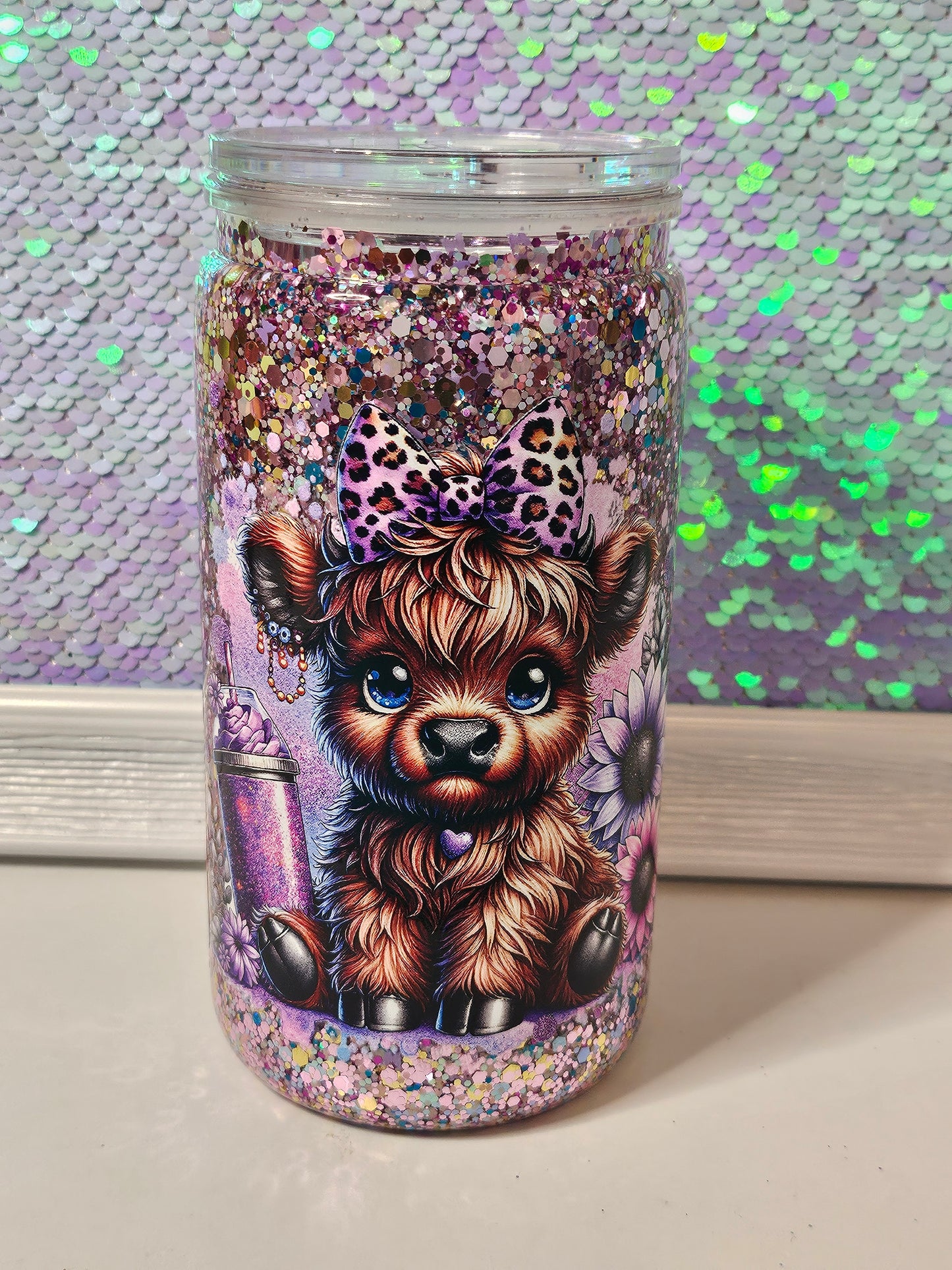 PURPLE HIGLAND COW