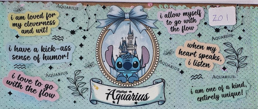 Stitch Zodiac Aquarius