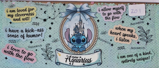 Stitch Zodiac Aquarius