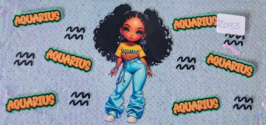Urban Girl Zodiac Aquarius