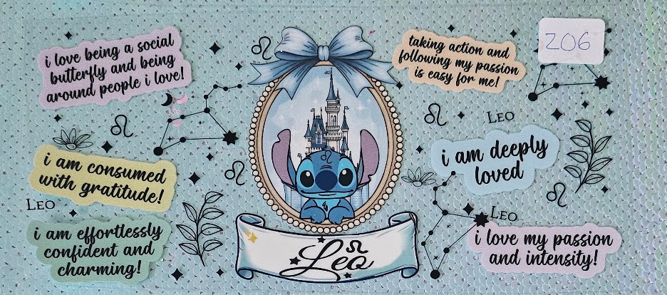 Stitch Zodiac Leo