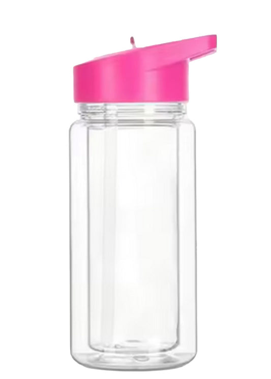 12oz Acrylic Kids Bottle (pink)